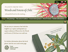 Tablet Screenshot of chileanplants.rbge.org.uk